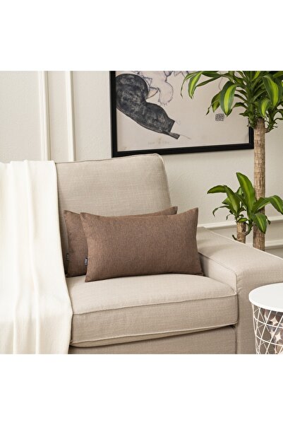 TOSHE Tile Single Linen Woven Throw Pillow Cover, Decorative Throw Pillow