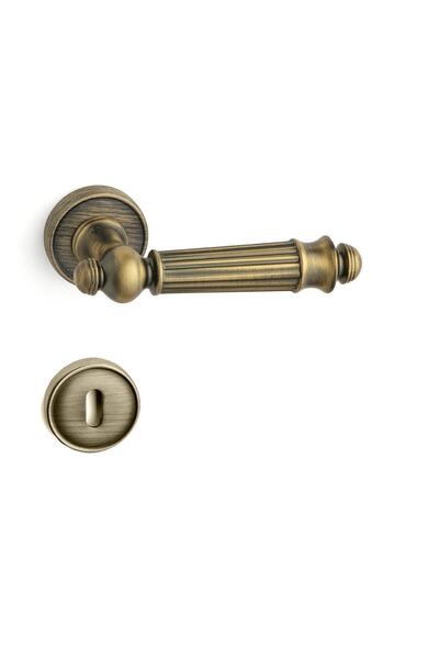 System Mıra Rozetli Kapı Kolu Antik Rengi Oda Tipi - Hha225ro14n Abm