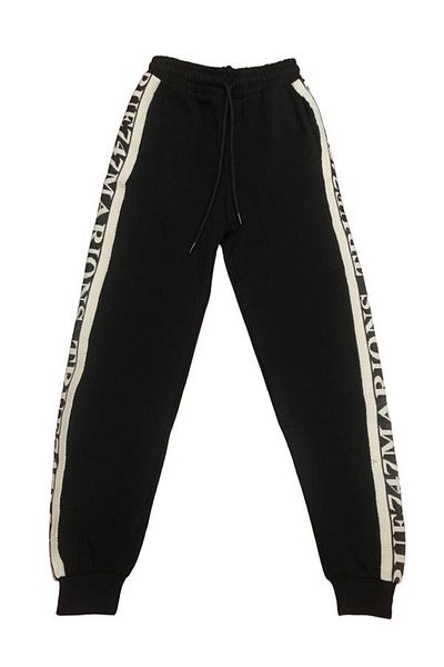 Marions Pantaloni de sport cu dungi înălțate pentru băiat, cu talie și picioare elastice