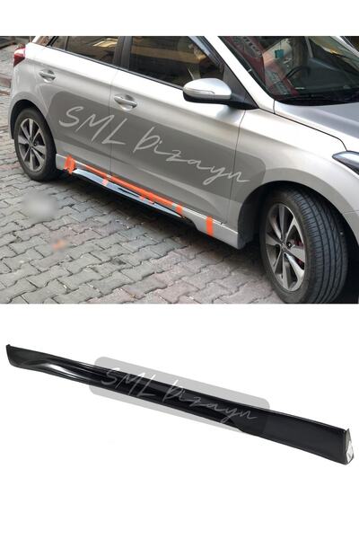 SML Dizayn Hyundai I20 Custom Yan Marşpiyel 2014-2018 (PLASTİK) Boyasız I20 Y...