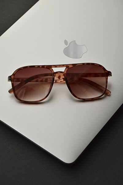 LOOKUP Women's Leopard Frame Crystal Cut Gradient Glass Cat Sunglasses