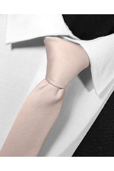 BLC Basic Line Co. لون مسحوق ناعم جدًا، مقاس نحيف، مجموعة منديل بعرض 4 سم، مقاس نحيف وضيق
