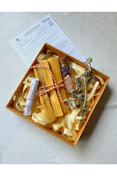 Atölye Merdiven Ametist Taşı Tuz Ritüeli Meditasyon 3’lü Palo Santo Ametist H...