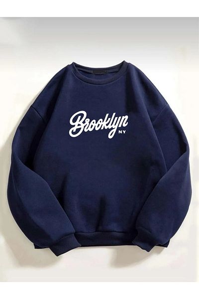 Rokeby Унисекс суитшърт с щампа Brooklyn