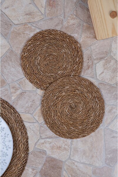 Çavdar Group 2 Pieces Handmade Wicker Trivet