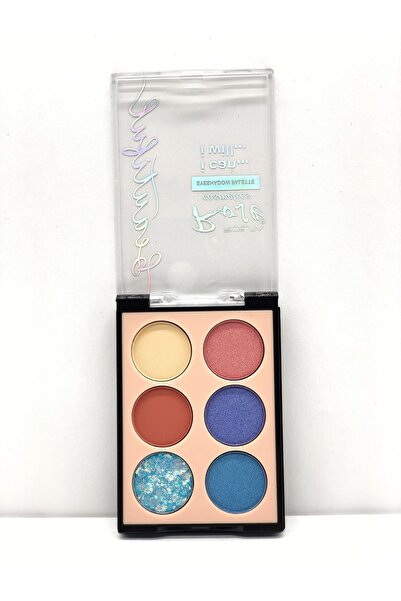 Cosha Beauty Rose Beautiful 6'lı Göz Farı - 6 Colors Eyeshadow Palette