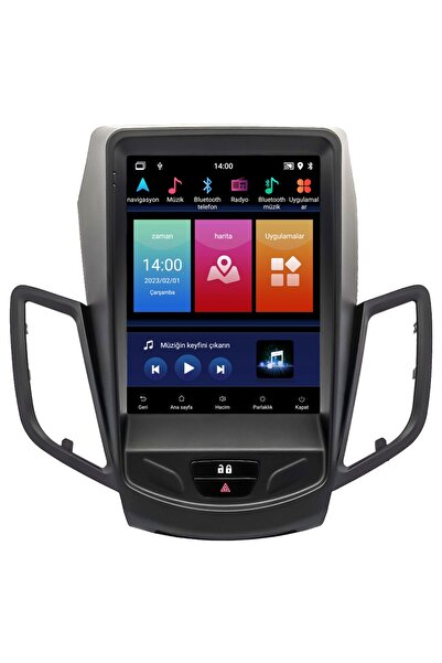 Genel Markalar Ford Fiesta Android Multimedya Sistemi (2010-2017) Tesla 4K OLED