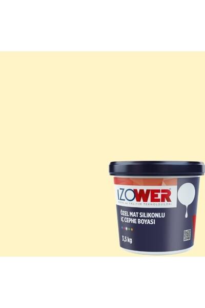 izower Özel Mat Silikonlu Iç Cephe Boyası ( Silinebilir ) - Yeni Fildisi 10 (...