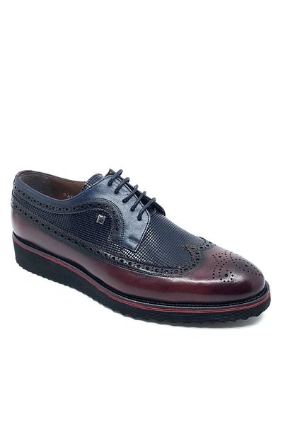 Fosco Men's Claret Red Navy Blue Casual Shoes 1106 43 816 158