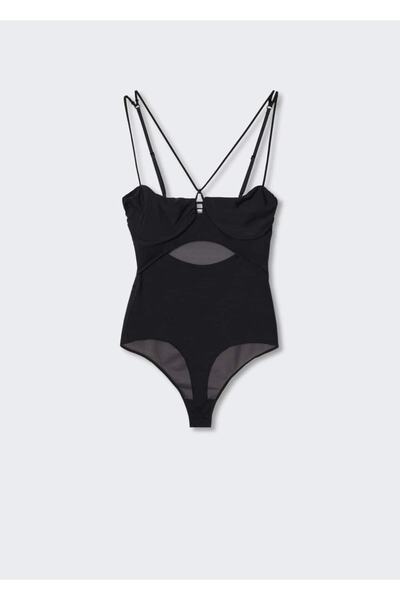 MANGO Woman Yırtmaçlı Elastik Body