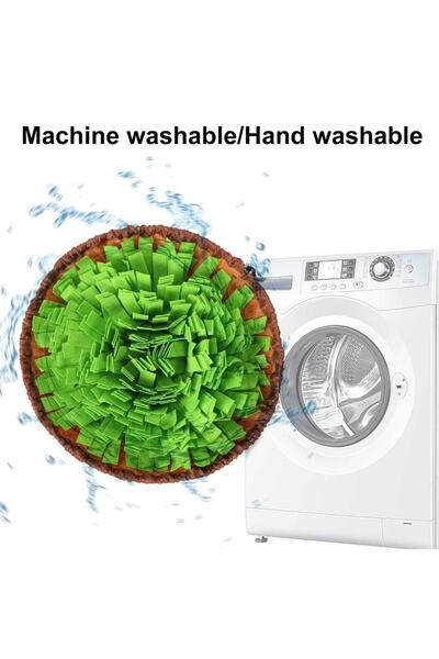 TİNEKE Köpek Yavaş Besleme Matı Mama Bulmaca Matı - Köpek Interaktif Oyuncağı Yeşil