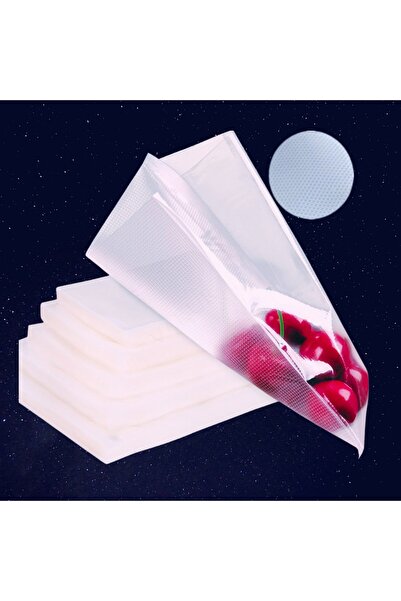 Vakur كيس مكنسة كهربائية مسننة - كيس - 30 سم × 40 سم 200 قطعة