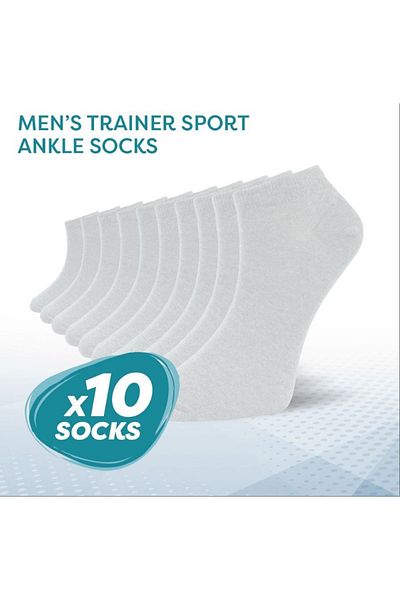 FORMO 10 Pack Men's Cotton High Quality Soft Breathable Durable Premium Boxed Booties Socks