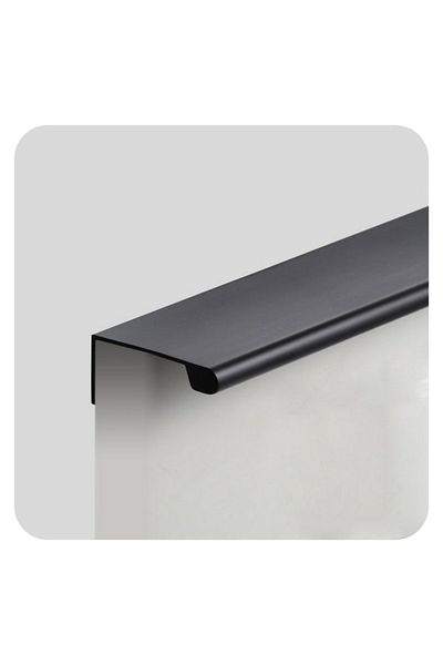 ARON 10cm Yaris Black Integrated Handle Screws From Back Glass Cover Drawer Handle 10cm Length