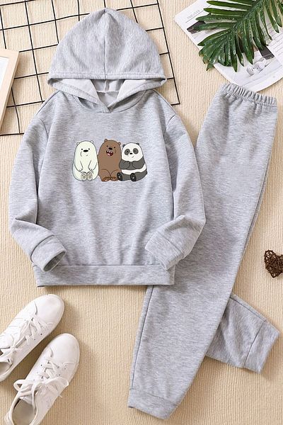 Trend Sizde Σετ φόρμας Unisex Kids Skullful Bears επάνω και κάτω