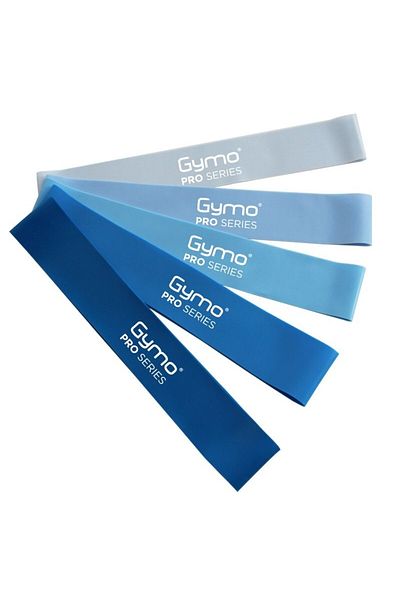 Gymo Resistance Band Fitness Pilates Stretching Band Set of 5
