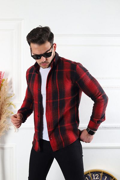 Mavi Sima Карирана оригинална мъжка риза Lumberjack