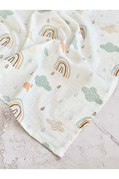 JUNİPERUS Multi-Purpose Muslin Cloth Cover Blanket 75x75