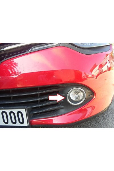Genel Markalar Renault Clio Uyumlu 4 Sis Farı Çerçevesi 2 Parça Krom 2012 - 2015