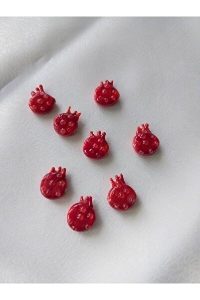 Bonanka Murano Cam Boncuk - Nar (1 ADET)