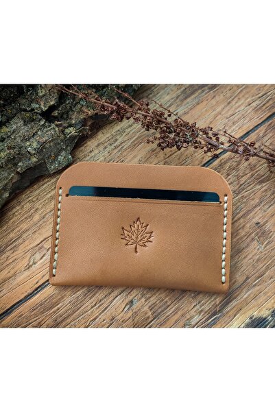 Atölye Çınar Leather Handmade حامل بطاقات مصنوع يدويًا من الجلد الطبيعي