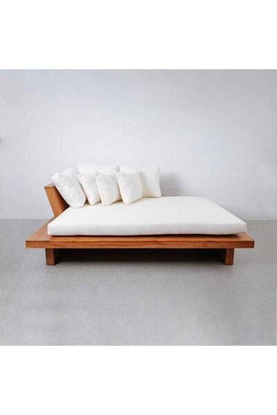 BERZBUĞ Lüks Ahşap Bahçe Yatak 160wx140d Şezlong