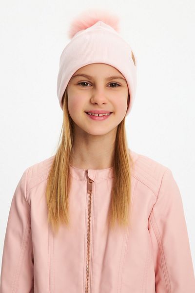 Babygiz Baby Girl Kid Fur Pompom Hat Beanie Comfortable Cotton Camisole