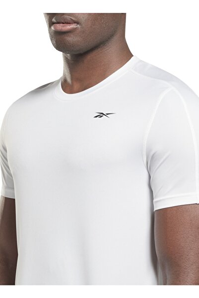 Reebok Crew Neck Plain White Pánské tričko Hı3917 Wor Comm Ss Tech Tee