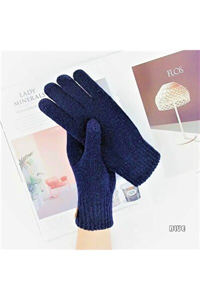 eleven market Tiriko Kadın Eldiveni Lacivert Kadın Eldiveni