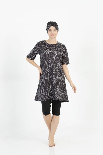 by İGP ملابس سباحة نسائية حجاب سريعة الجفاف نصف كم كابري هيجاب