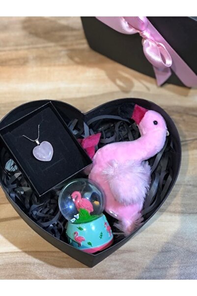 Masalsı Concept 14 Şubat Sevgililer Günü Hediyesi Mutluluk Kutusu Flamingo An...