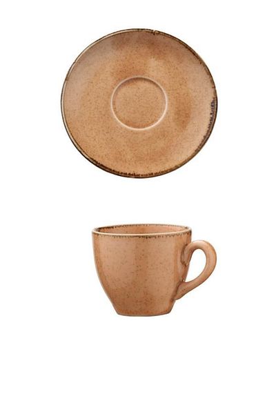 Kütahya Porselen Lima Pearl Turkish Coffee Cup Set of 6 Yavruağzı