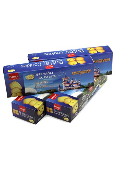 BOMPİ %100 Tereyağlı Kurabiye 90 Grx 4 Adet