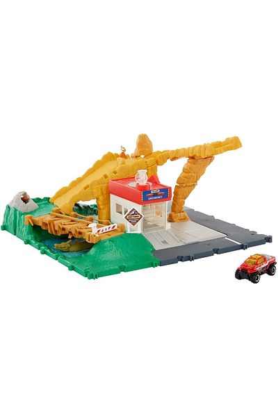 Matchbox Canyon Adventure with Light and Sound - Action Drivers Game Set