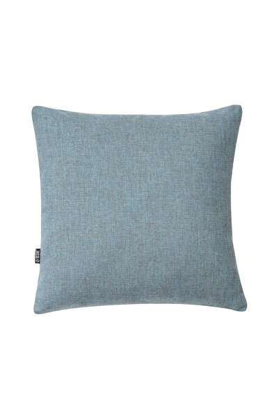 TOSHE Turquoise Single Linen Woven Throw Pillow Cover, Decorative Throw Pillow