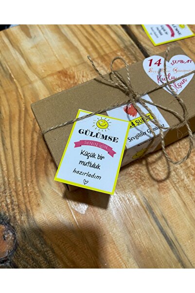 ButikSosyetik لقد أعدت لك بطاقة صغيرة من السعادة مقاس 5 × 8 سم 50 قطعة