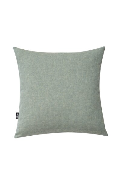 TOSHE Water Green Single Linen Woven Throw Pillow Cover, Decorative Throw Pillow