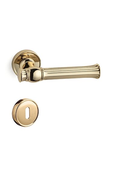 System Julıet Rozetli Kapı Kolu Altın Rengi Oda Tipi - Hha223ro14n Gl