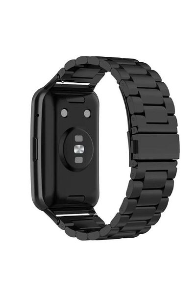 Nezih Case سوار/حزام من الفولاذ المقاوم للصدأ متوافق مع ساعة Huawei Watch Fit 2 مع وصلة معدنية