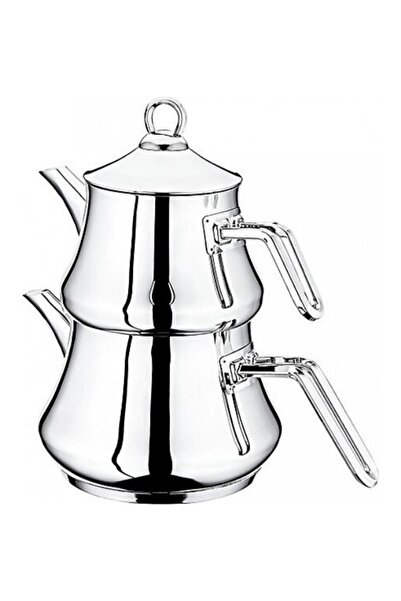 OMS إبريق شاي ستيل 8076 طول م مقبض بسيط