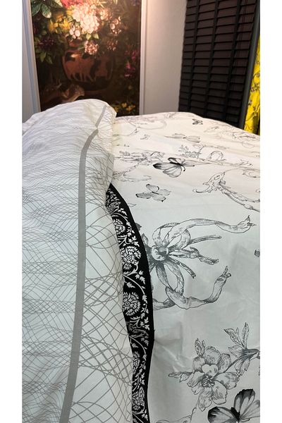 stay home Husă de pilota din bumbac Model de trandafir unic