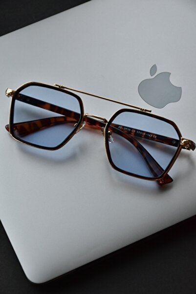 LOOKUP Small Square Small Square Retro Vintage Unisex New Design Blue Glass Sunglasses