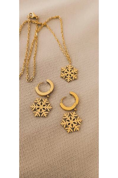 MERYM Çelik Meryjane Kar Tanesi Set