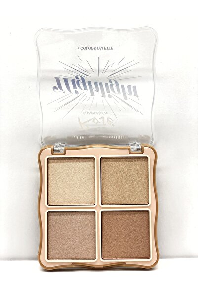 Cosha Beauty Rose Hıghlıght V Face 4'lü Aydınlatıcı - 4 Colors Hıghlıghter Pa...