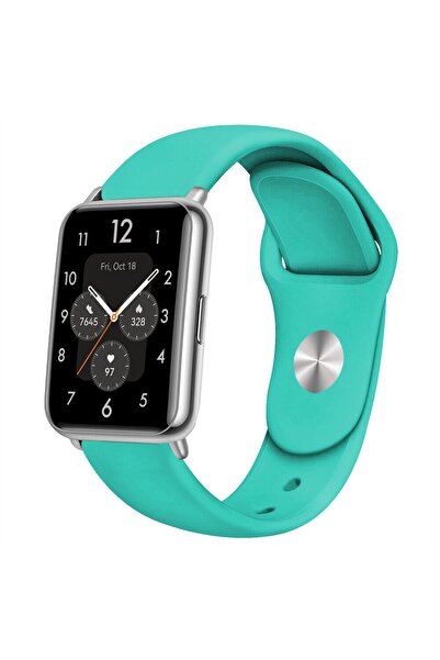 Nezih Case Huawei Watch Fit 2 Uyumlu A+ Kalite Klasik/spor Jel Silikon Kordon