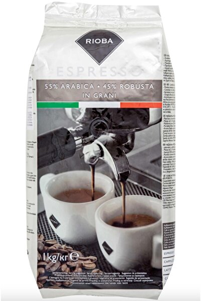 Rioba Çekirdek Kahve %55arabıca %45robusta Sılver 1kg