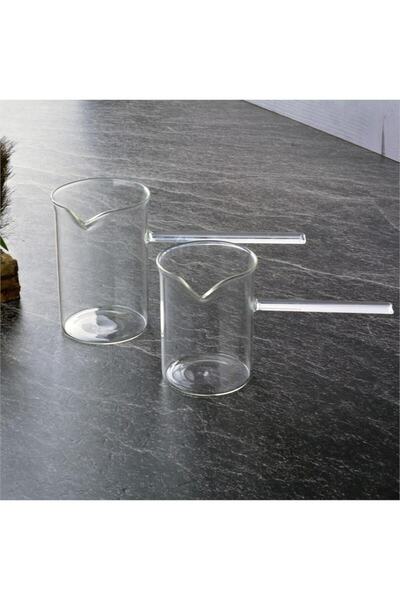 Pembe Fiyonk Home Glass Tohana Glass Double Coffee Pot Set Borosilicate Thn75...