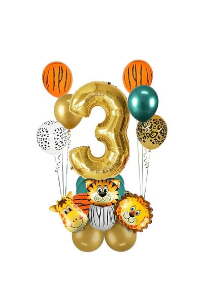 Mini Parti Mini Party Store Safari Balloon Set 1