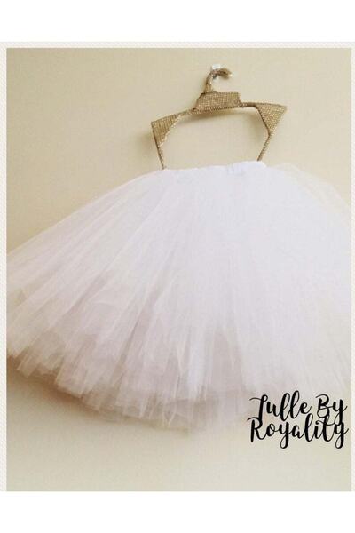 ELALEL TASARIM Біла спідниця для виступу 23 квітня Спідниця