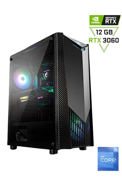 MSI Intel Core I5 12400f / Rtx 3060 Ekran Kartı / 16 Gb Ddr4 3200mhz / 1tb 33...